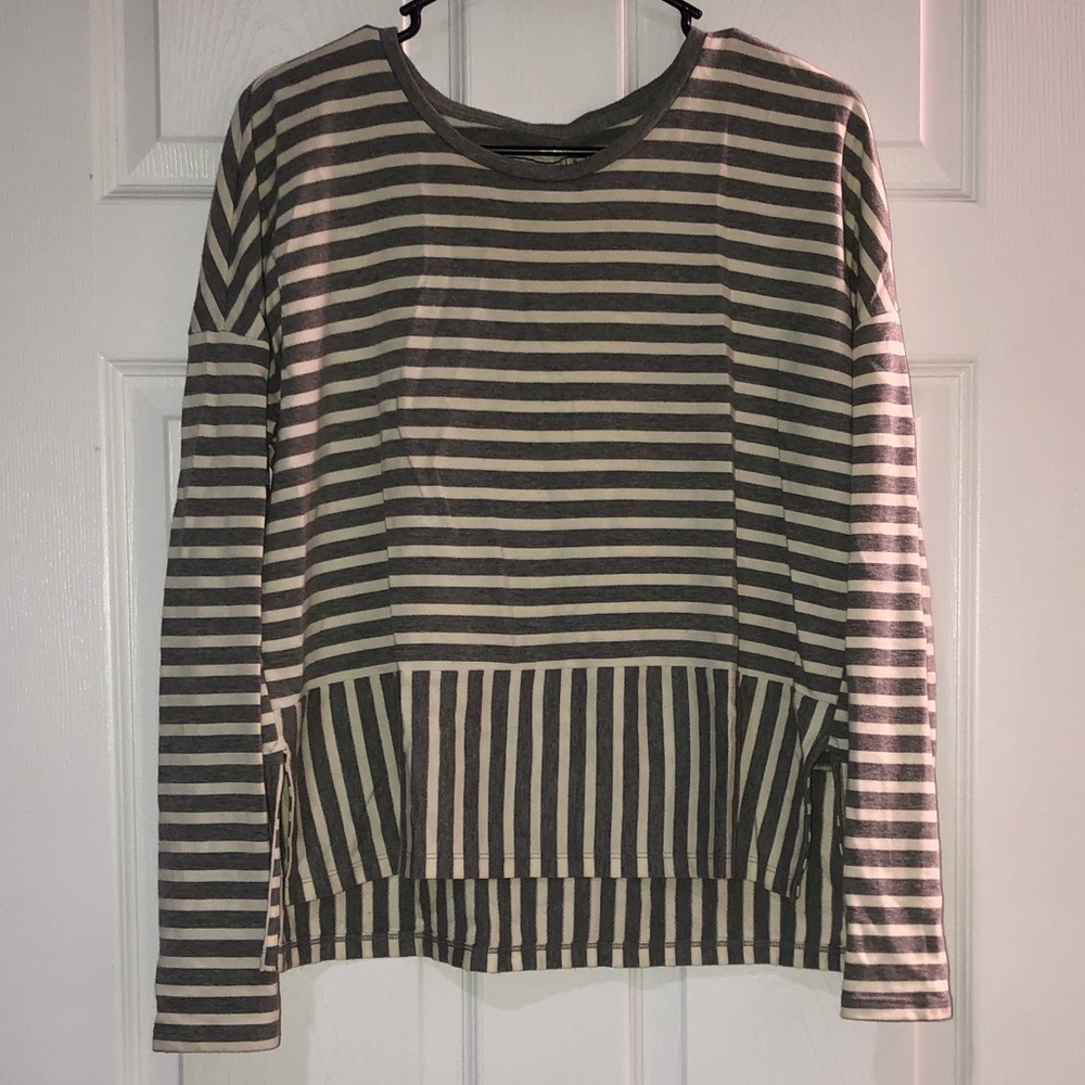Abercrombie & Fitch striped long sleeve top